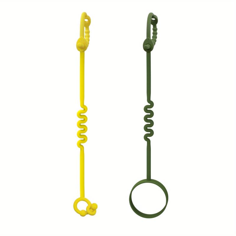 Toy Safety Straps Pacifier Holder Clip Self Adjusting Baby Toddler Bottle Straps