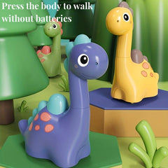 Baby Dinosaur Toy Cars For Toddlers Press And Go Pull back Dinosaur Car
