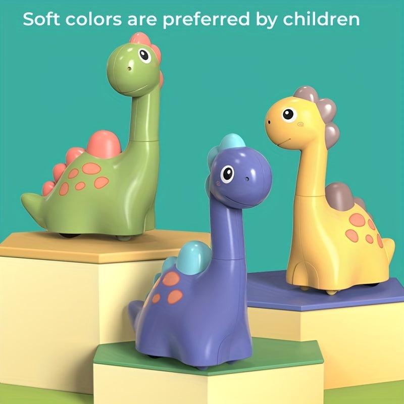 Baby Dinosaur Toy Cars For Toddlers Press And Go Pull back Dinosaur Car