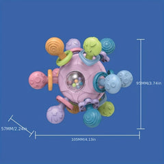 Baby Teething Toy Set: Rattles, Chewable & Montessori Developmental Toys
