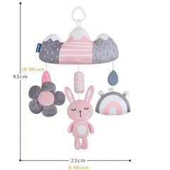 Soft Baby Hanging Rattle Toys Animal Plush Toys Learning Activities