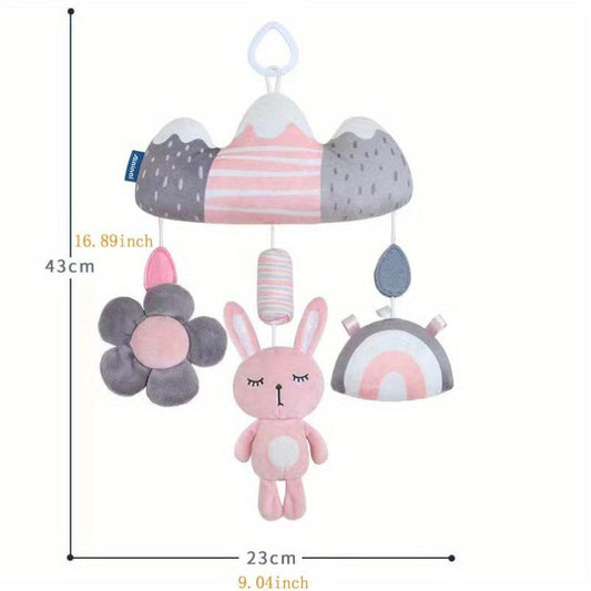 Soft Baby Hanging Rattle Toys Animal Plush Toys Learning Activities