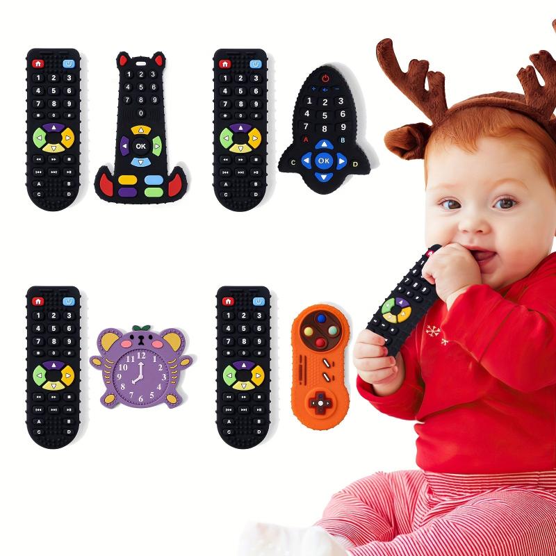 2pcs TV Remote Control Shaped Teething Toy Baby Teethers