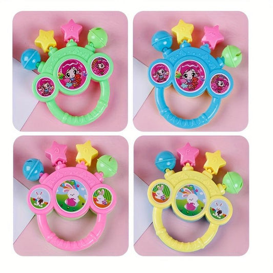 Baby Five Finger Hand Rattle Soothing Toy