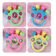 Baby Five Finger Hand Rattle Soothing Toy