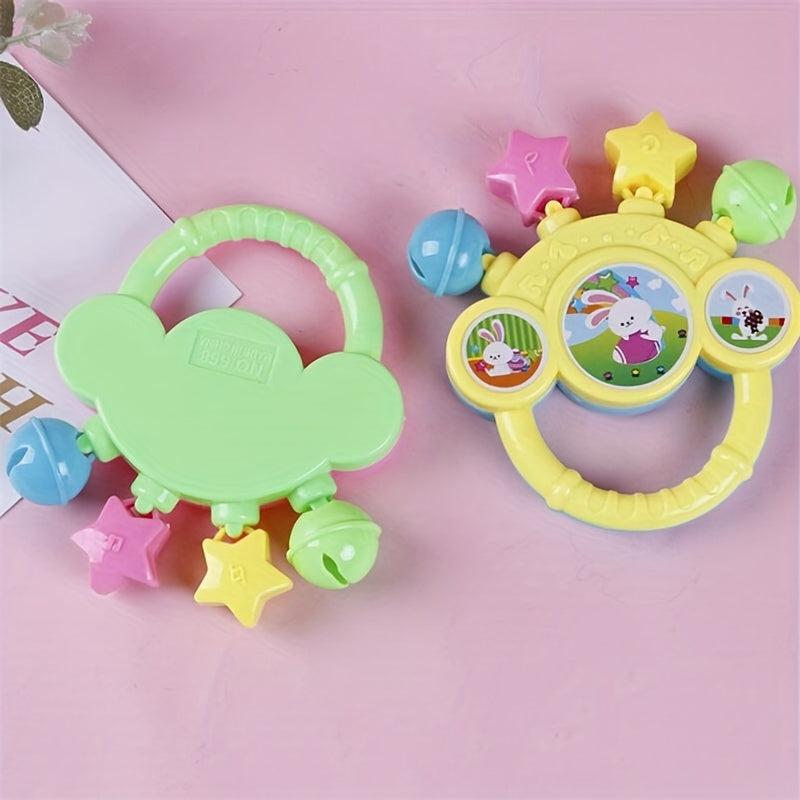 Baby Five Finger Hand Rattle Soothing Toy