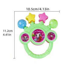 Baby Five Finger Hand Rattle Soothing Toy