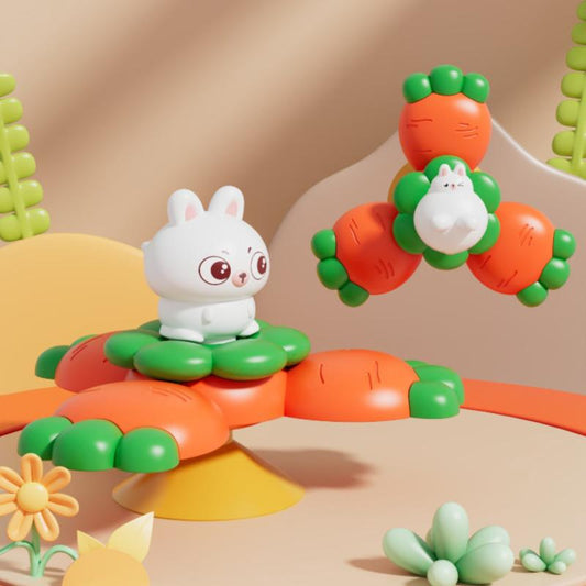Cute Baby Bath Toy 1pc Spinner Suction Cup Swimming Toy