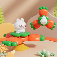 Cute Baby Bath Toy 1pc Spinner Suction Cup Swimming Toy