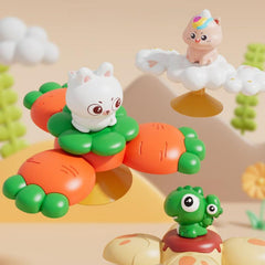 Cute Baby Bath Toy 1pc Spinner Suction Cup Swimming Toy