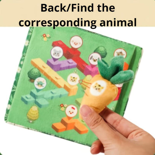 Cognitive Matching Numbers Plush Carrot Toy for 0-3 Year Olds