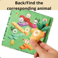 Cognitive Matching Numbers Plush Carrot Toy for 0-3 Year Olds