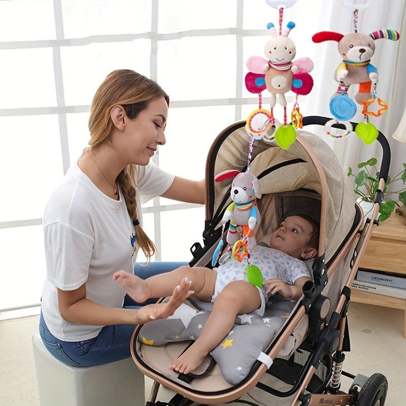 Newborn Puppy Bed Bell Early Education Toy for 0-12 Months