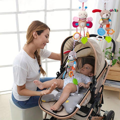 Newborn Puppy Bed Bell Early Education Toy for 0-12 Months