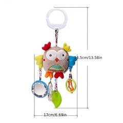 Newborn Puppy Bed Bell Early Education Toy for 0-12 Months
