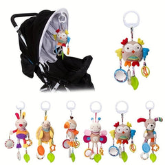 Newborn Puppy Bed Bell Early Education Toy for 0-12 Months