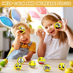 Random Face Stress Ball 6 35cm Squeeze Tension Relief Fidget Toy