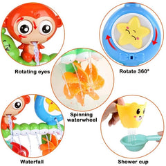 Monkey Rotating Toy for Baby Bathing