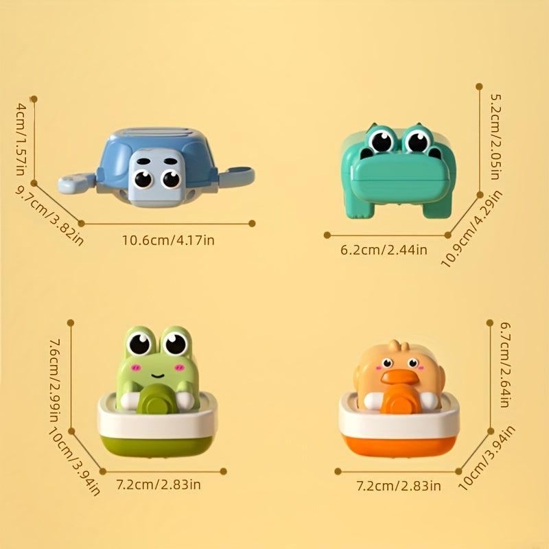 Cute Wind-up Turtle & Duck Bath Toys - Ideal Gift for Toddlers