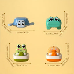 Cute Wind-up Turtle & Duck Bath Toys - Ideal Gift for Toddlers