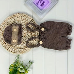 Newborn Boys Crochet Outfit for Photo Shoots
