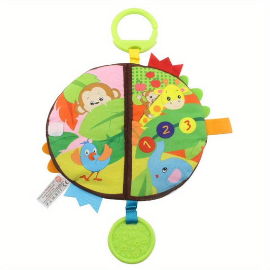 Rattle Ring Paper Car Hanging Cloth Book for Baby