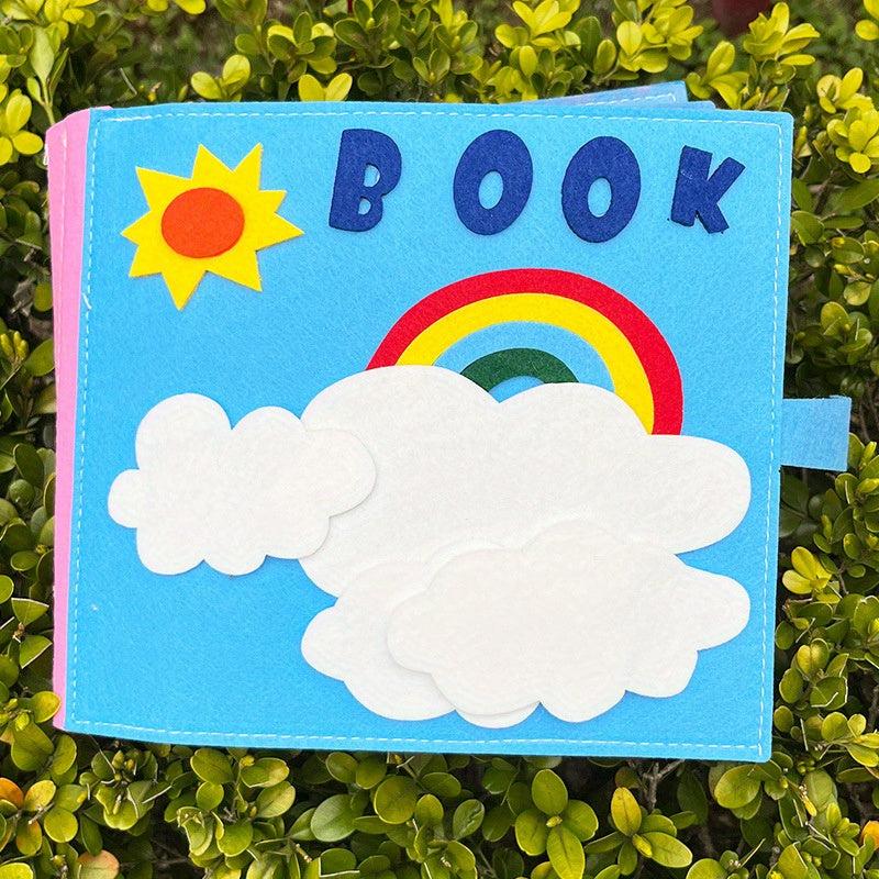 Washable Toddlers Busy Board 3D Baby Story Cloth Book Learning Education