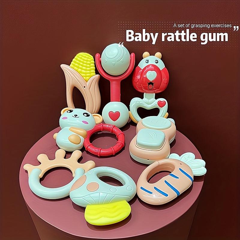 Baby Rattle Teething Toys 0-12 Months 2-Pack
