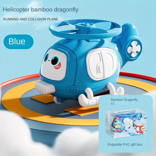 Interactive Helicopter Bamboo Dragonfly Toy