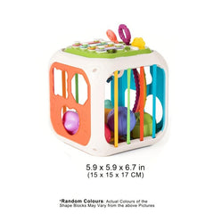 Activity Cube Baby Toys 6 12 18 Months Pull String Shape Sorter Xylophone