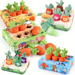 Carrot Toy for Babies 0-3 Years Old Animal Recognition