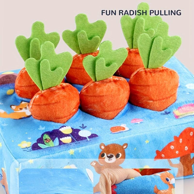 Carrot Toy for Babies 0-3 Years Old Animal Recognition