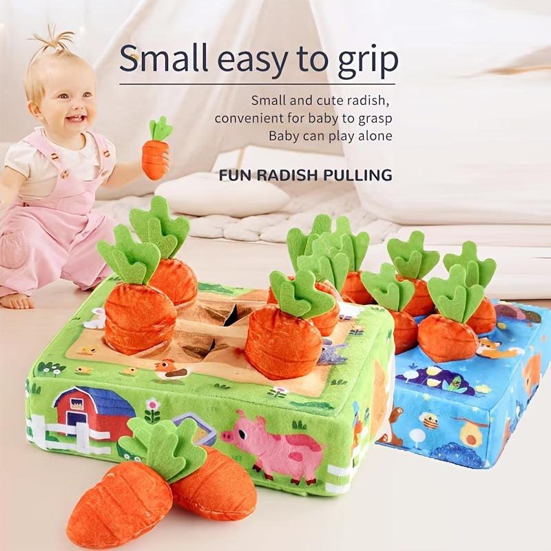 Carrot Toy for Babies 0-3 Years Old Animal Recognition