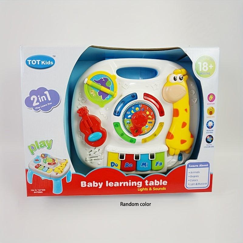 Colorful Learning Table for 1-3 Year Olds