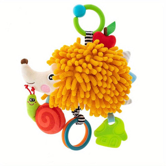 Baby Car Stroller Rattle Toy Hanging Stuffed Animal Plush Ring