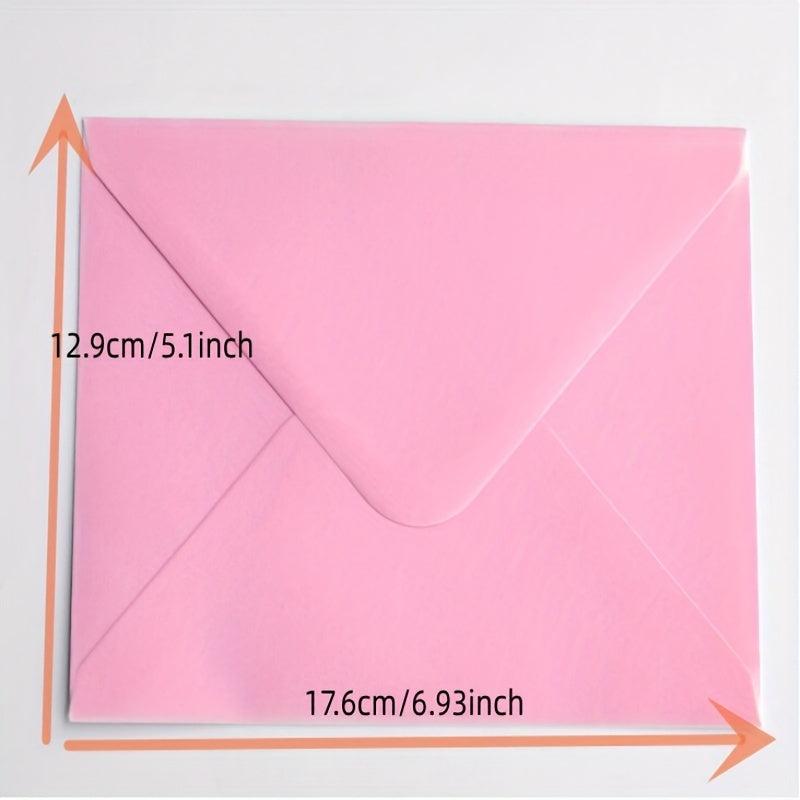 8pcs Pink Princess Birthday Party Invitation Set