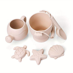 Eco Friendly Kids Beach Toy Set - Spray Bottle, Sand Bucket, Shovel & More