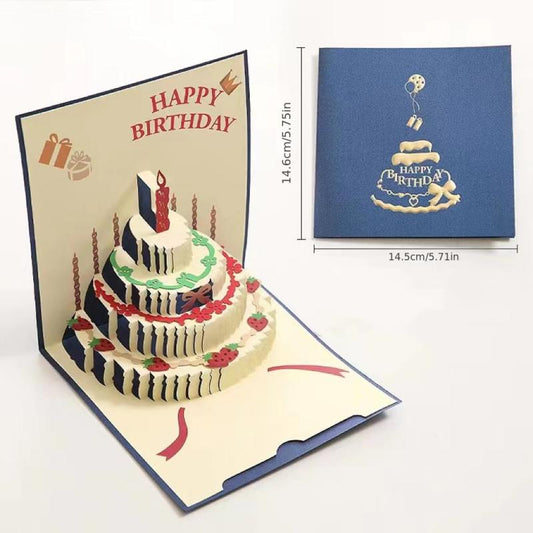 Baby Birthday 3D Pop Up Greeting Card