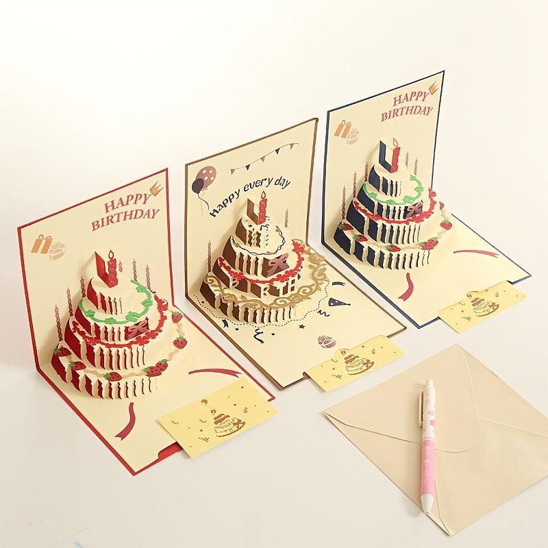 Baby Birthday 3D Pop Up Greeting Card