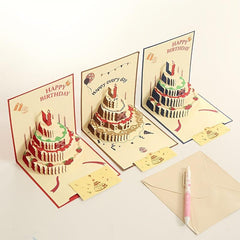 Baby Birthday 3D Pop Up Greeting Card