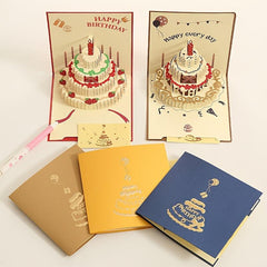 Baby Birthday 3D Pop Up Greeting Card