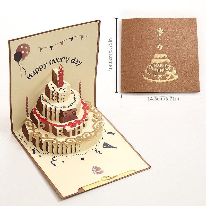 Baby Birthday 3D Pop Up Greeting Card