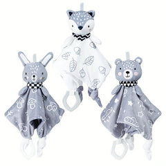 Plush Animal Baby Toy Comfort Towel for Infant Baby Sleeping