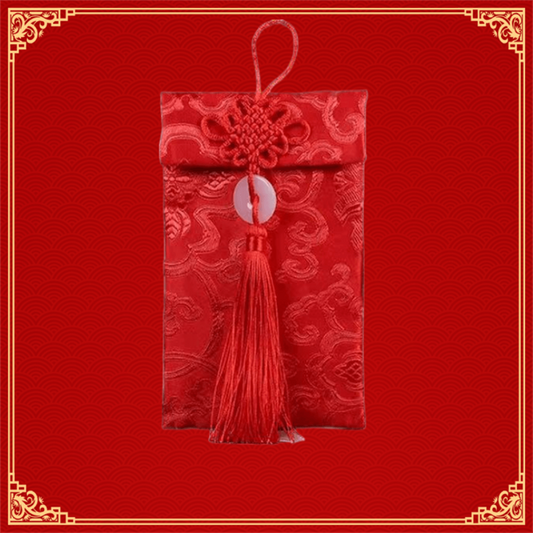 Silk Red Envelopes Lucky Money Pockets for Chinese New Year