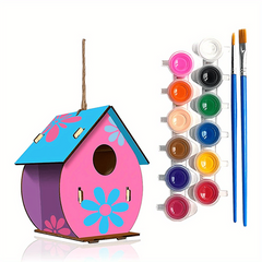 DIY Bird House Wind Chime Kids Crafts Craft Kits for Girls Boys Painting Kits