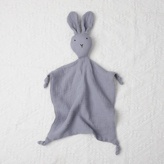 Cotton Double Yarn Baby Soother Towel and Rabbit Doll