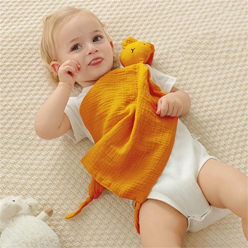 Cotton Double Yarn Baby Soother Towel and Rabbit Doll