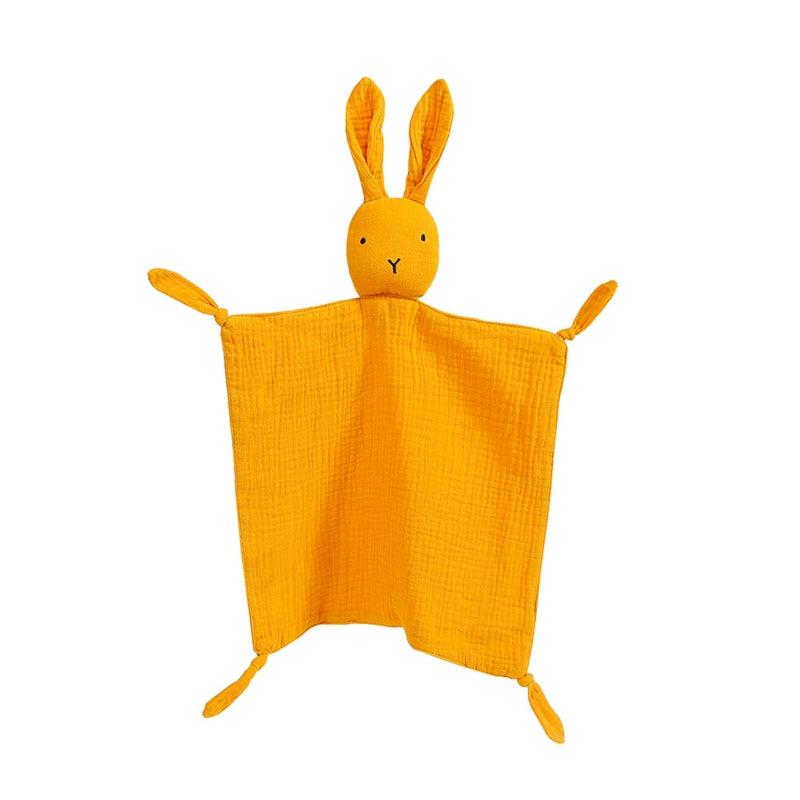 Cotton Double Yarn Baby Soother Towel and Rabbit Doll