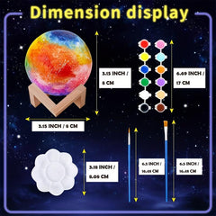 DIY 3D Moon Light Galaxy Lamp Kit for Kids