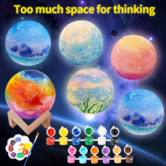 DIY 3D Moon Light Galaxy Lamp Kit for Kids